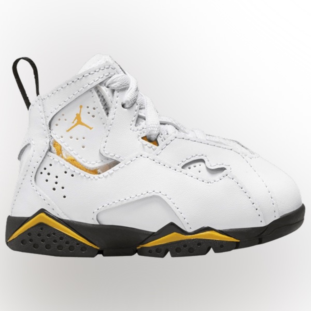 Air Jordan True Flight Toddler White Yellow Ochre